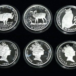 Endangered Wildlife 50$ – Set of 3 Silver Coins #003