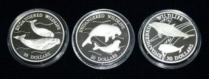 Endangered Wildlife Set of 3 Coins #001