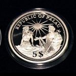 Lot von 3 Palau Farbmünzen 5 Dollars Silber - Set of 3 Palau Color Coins 5$ Silver - Marine Life Protection