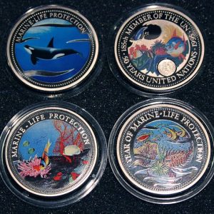2003 1995 1994 1992 Mermaid Orka Orca Killer Whale 50 Years United Nations Clownfisch Nemofish Year Of Marine Life Protection