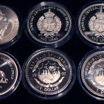 Set of 6 Color Coins Marine Life Protection - Lot von 6 Farbmünzen, Niue, Malta, Congo & Liberia